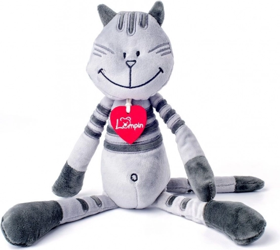 Pluchen kater Matteo middel – grijs 38 cm