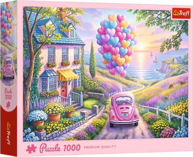Puzzel 1000 stukjes – Romantische rit – Trefl