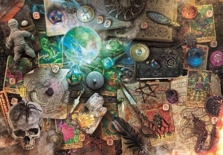 Puzzle CLEMENTONI Maleficium – occulte artefacten 1000 stukjes