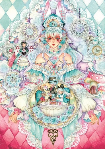 Puzzel witte konijn 1000 stukjes MAGNOLIA