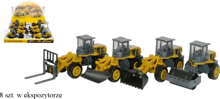 Metalen bouwmachine – graafmachine