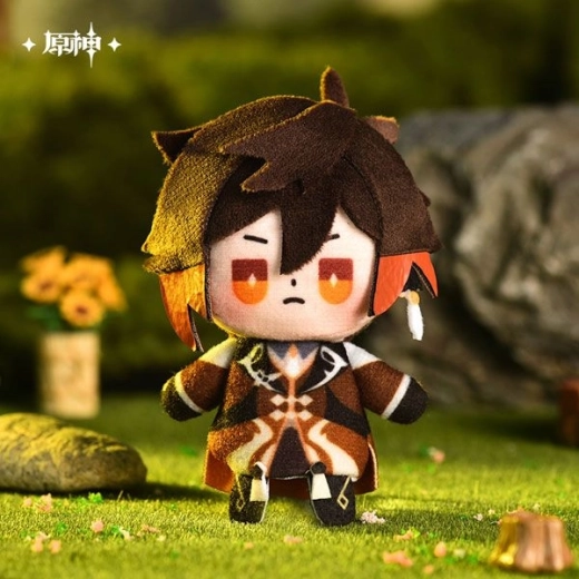 Genshin Impact pluche mini figuur Zhongli (Genshin Fes 2023) 10 cm - 1 stuk