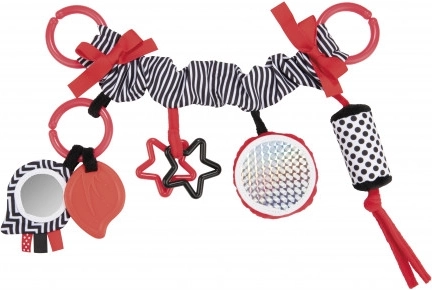 Canpol babies Contrasterend hangend speeltje voor kinderwagen/autostoeltje SENSORY