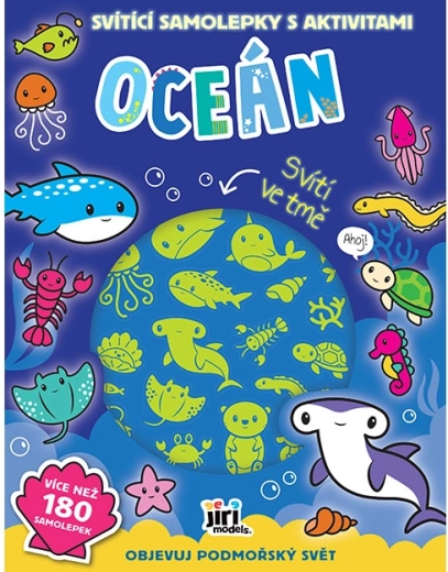 Glow-in-the-dark activiteitenstickers Oceaan