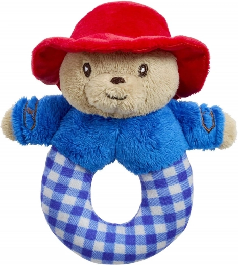 Pluche rammelaar PADDINGTON voor baby’s – blauw