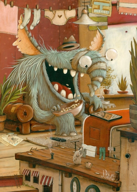 Puzzel HEYE Zozoville: Wasdag 1000 stukken