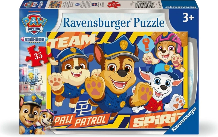 Ravensburger puzzel Paw Patrol: zoeken en redden 35 stukjes