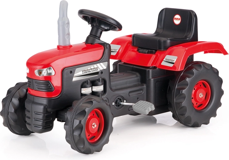 Grote rode traptractor Dolu