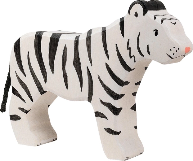 Holztiger staande tijger - 1 stuk