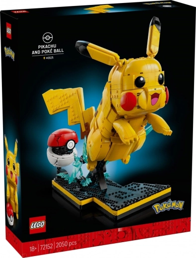 LEGO Pokémon Pikachu en een Pokébal – verzamelmodel