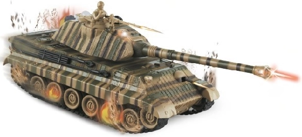 RC-tank King Tiger met gevechtset