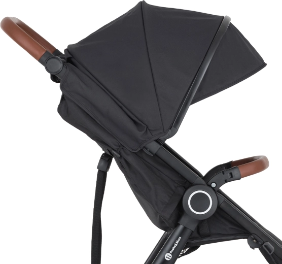 Petite&Mars zonnekap voor kinderwagen Street+ en Street2 perfect black