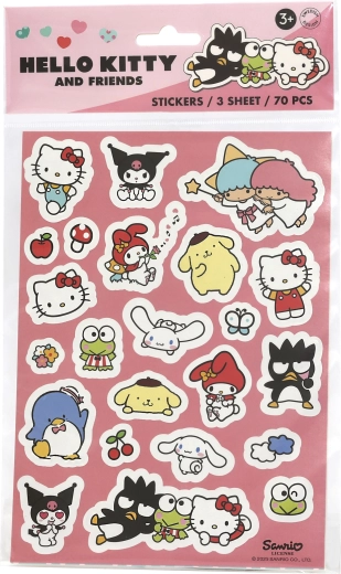 Hello Kitty stickerverzameling 70 stuks