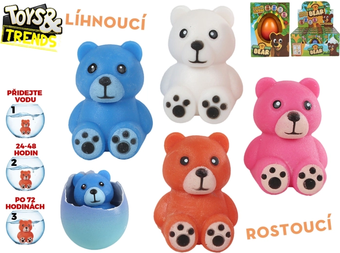 Uitkomende en groeiende beer voor in water TOYS&TRENDS