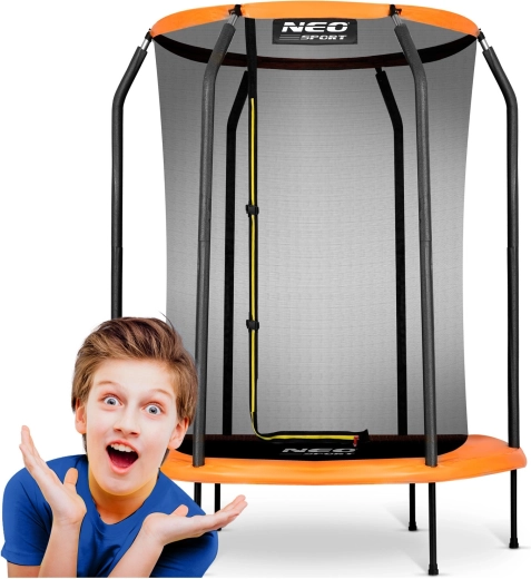Tuintrampoline voor kinderen 152 cm met veiligheidsnet NEO-SPORT