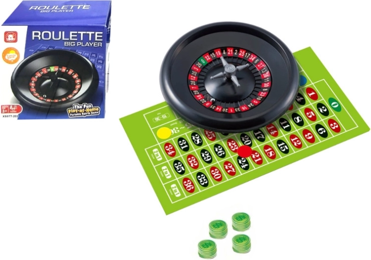 Roulette in doos – familie mini-roulette