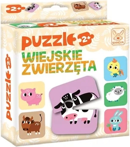 Puzzel boerderijdieren 2+