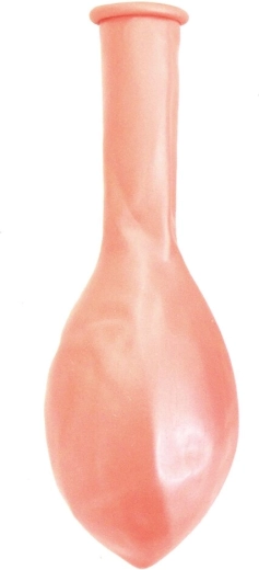 Latex ballon roségoud met parelmoereffect 30 cm