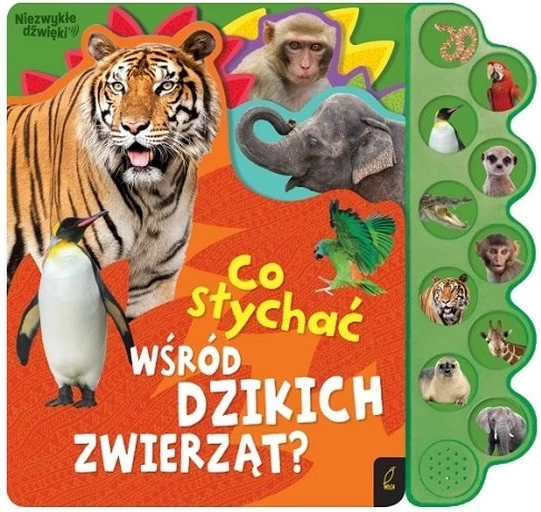Wat hoor je tussen wilde dieren? geluidsboek voor kinderen