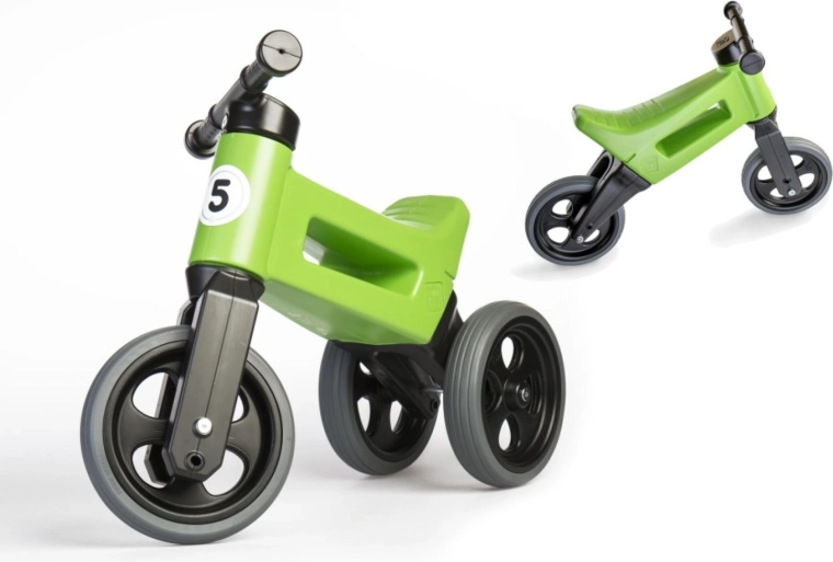 Loopfiets Funny Wheels Rider Sport 2-in-1 voor kinderen – Groen
