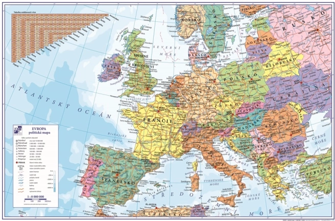 Onderlegger voor de tafel Europa 60x40 cm