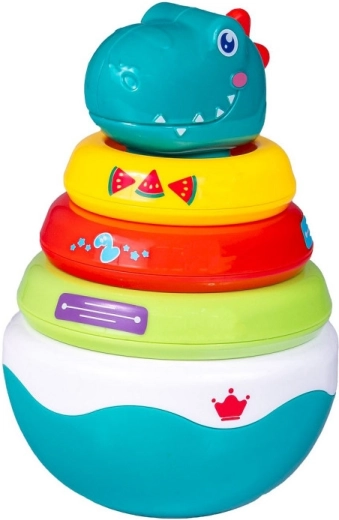 Stapelpiramide Dino – wiebelbasis voor motorische ontwikkeling