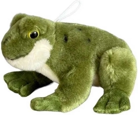 Pluchen kikker Ziki 14 cm