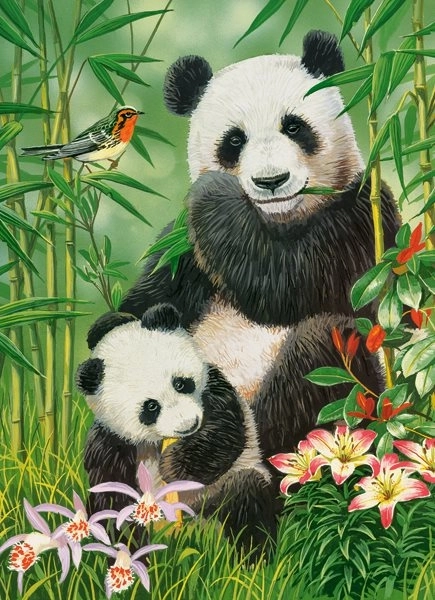 Puzzle Castorland Panda Brunch 300 stukjes