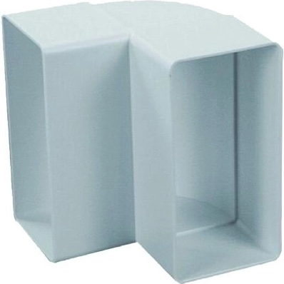 Verticaal bochtstuk CKP 2×110×55 mm voor platte kanalen