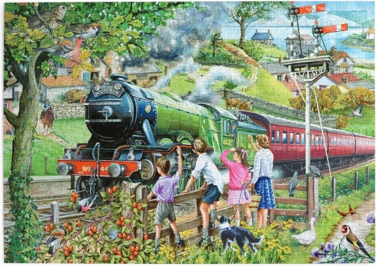 House of Puzzles puzzel Volle kracht vooruit 1000 stukjes