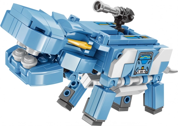 Qman Crystal Hippo – robotische nijlpaard bouwset