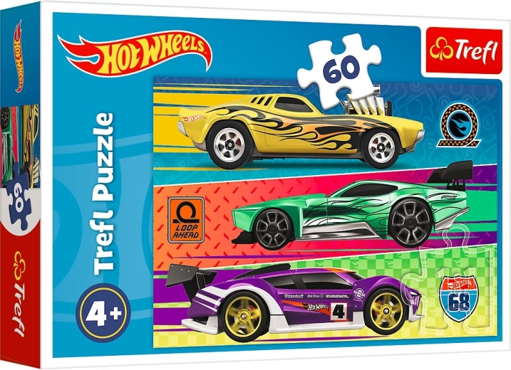 Puzzel HOT WHEELS race 60 stukjes