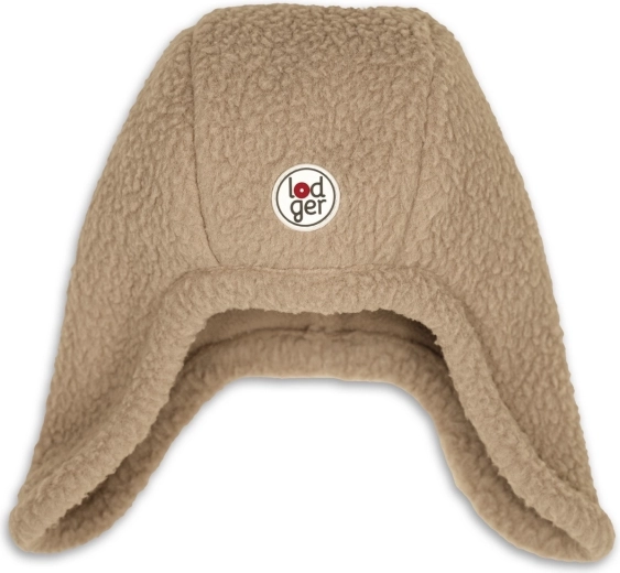 Lodger winterfleece muts Teddy Beige 0–3 maanden