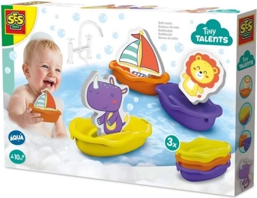 SES Gekleurde badbootjes – safaridieren