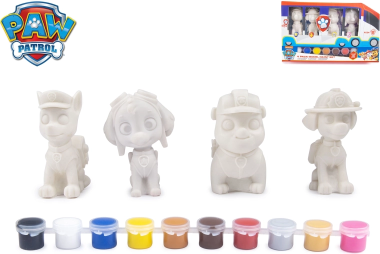 Paw Patrol – set om 4 figuren te schilderen