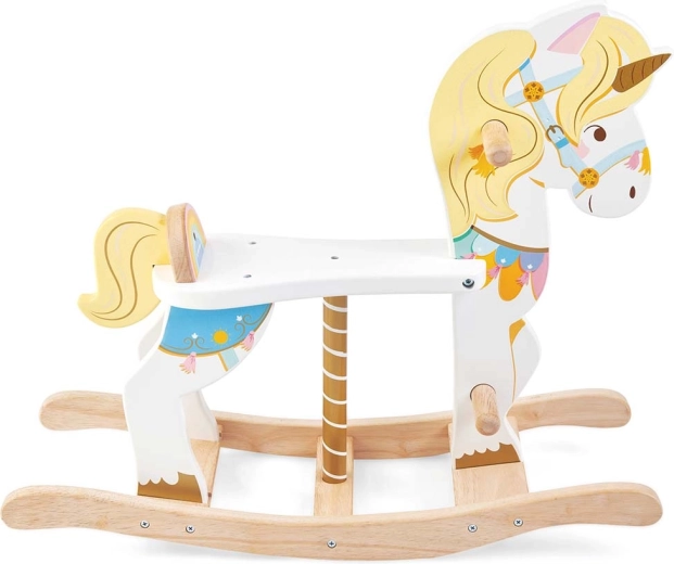 Le Toy Van houten schommelende eenhoorn voor kinderen