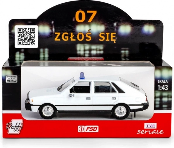 Poolse politiewagen POLONEZ 07 zgłoś się 1:43 metalen model