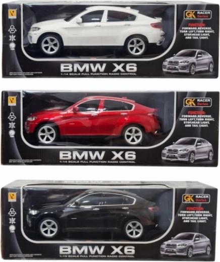 Radiografisch bestuurbare BMW X6-auto 1:14 - 1 stuk