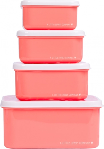 Set van vier snackdoosjes A Little Lovely Company – Plezier