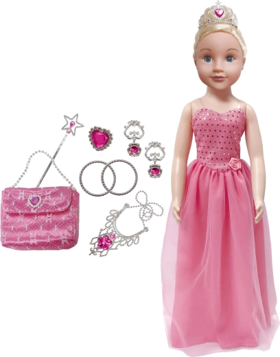Lopende prinsessenpop 70 cm