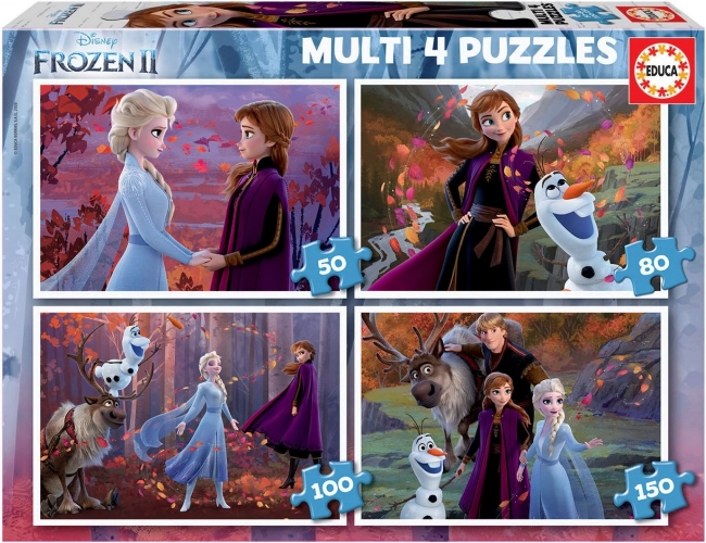 Educa Puzzel Frozen 2, 4in1