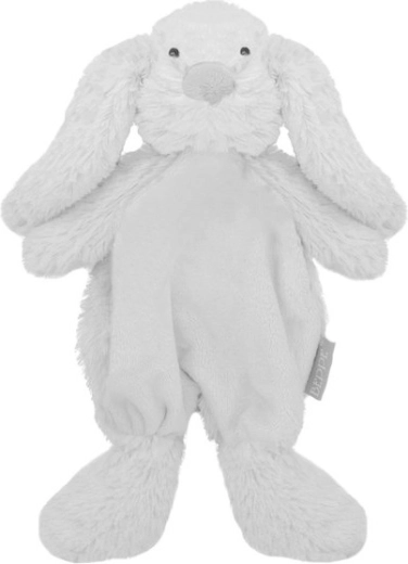 Knuffeldoekje konijntje Charlotte grijs 28 cm