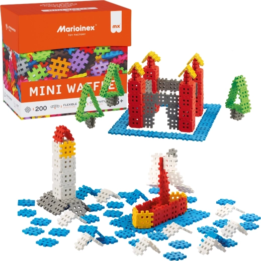 Marioinex Mini Waffle bouwset – 200 stukjes