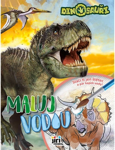 Schilderen met water A4 dinosaurussen