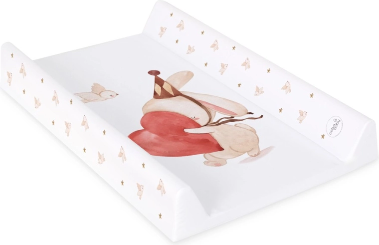 Ceba Baby aankleedkussen voor babybedje met harde plaat Ultra Light Pierrot 50 × 70 cm