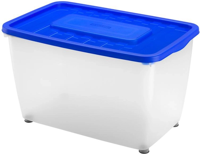 Plastic opbergbox met deksel HEIDRUN Mania 46 l