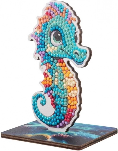 CRYSTAL ART Diamantschilderen Zeepaardje