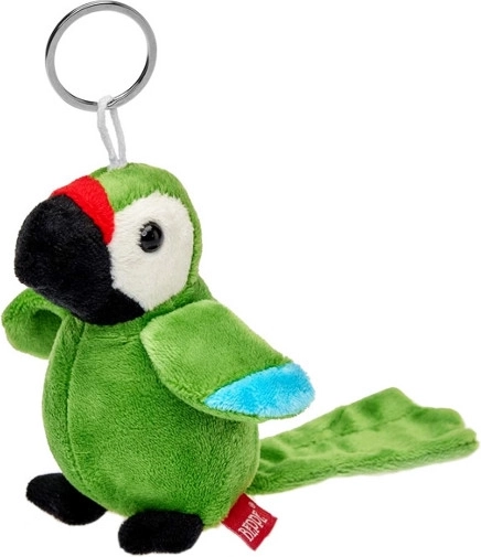 Sleutelhanger ara-papegaai groen 11 cm