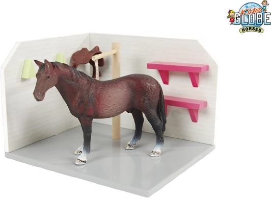 Houten wasbox voor paarden 1:24