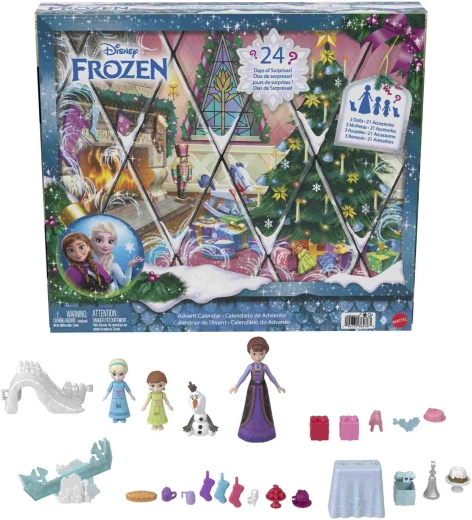 Adventskalender Frozen met kleine poppen